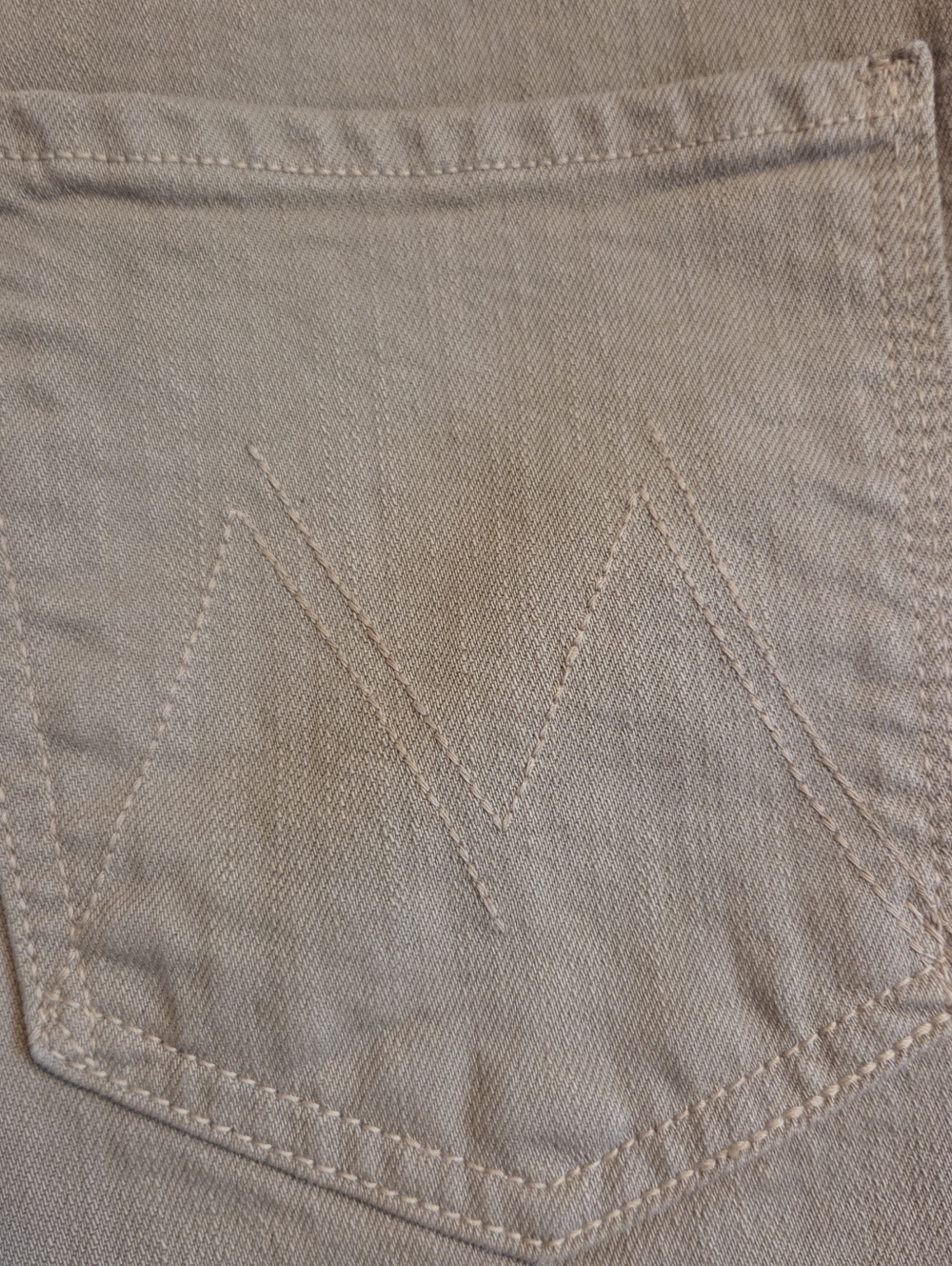 MOTHER The Dodger Flood Jeans Pants Dark Khaki Size 29 - Picture 8 of 12